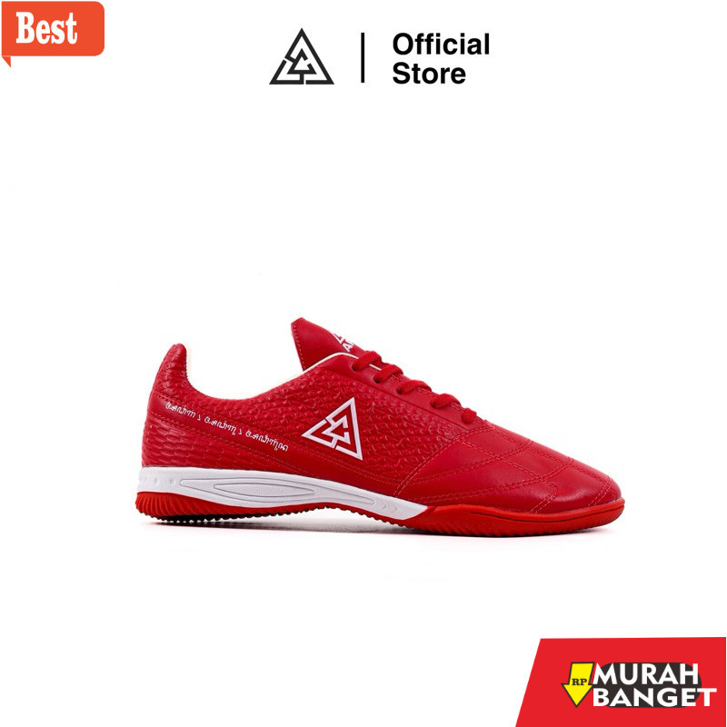 Sepatu futsal kekinian APHA - Sepatu Futsal Apha Genesis Full Merah