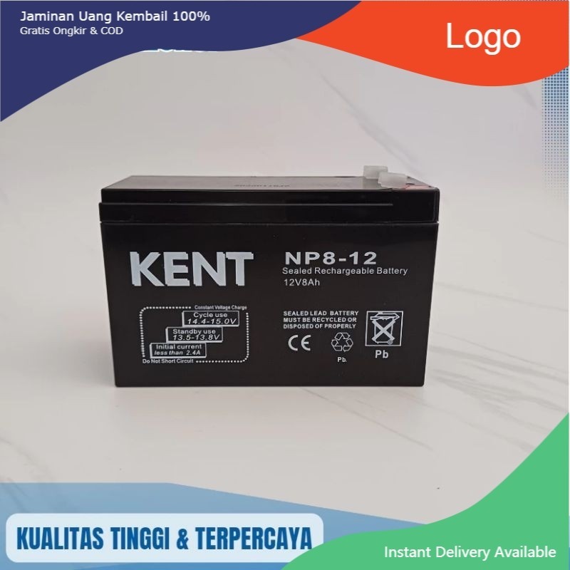 AKI KERING AERATOR AC DC KENT 12 V / 8AH