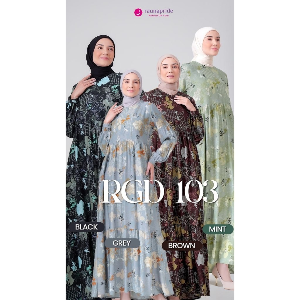 Gamis Rayon Raunapride  / RGD - 103 / Fashion Muslim