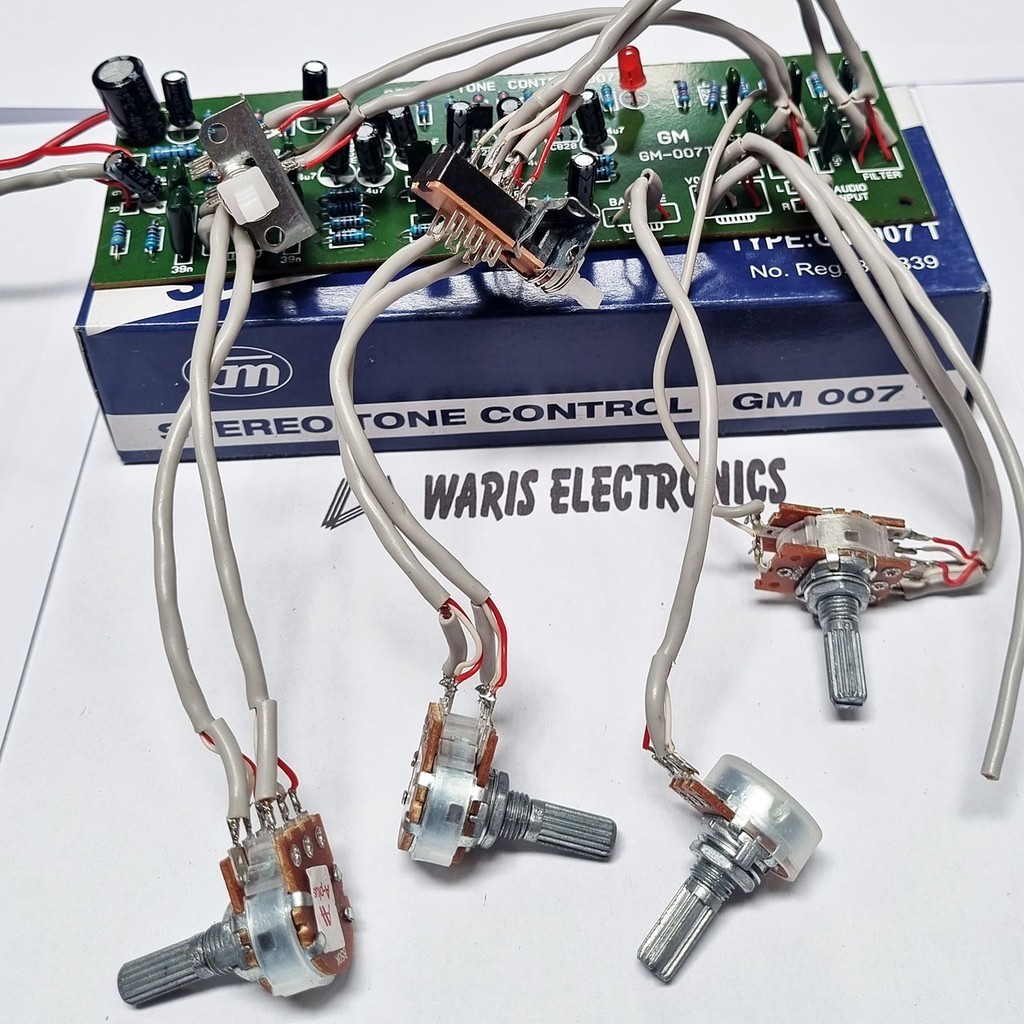 kit Tone Control Stereo plus Filter dan Loudness GM 007T