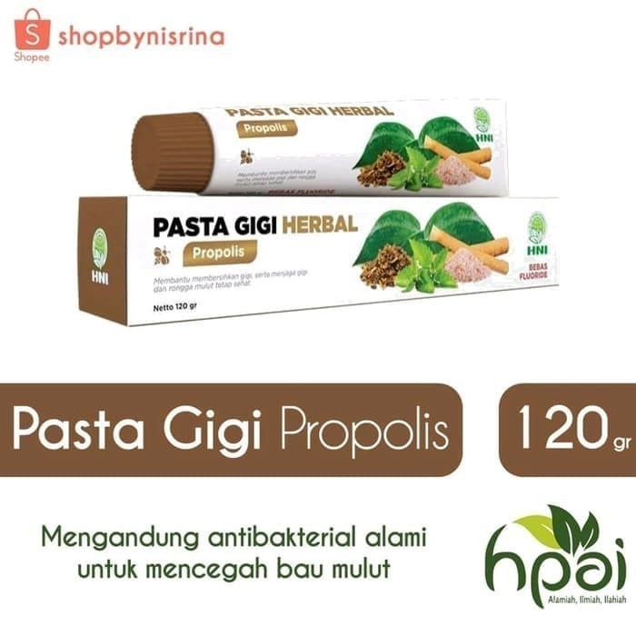 PASTA GIGI HERBAL PROPOLIS HNI HPAI