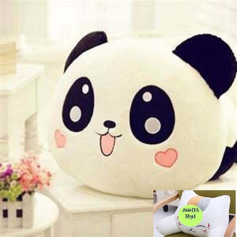 Boneka Bantal Karakter Panda (Kepala Panda)