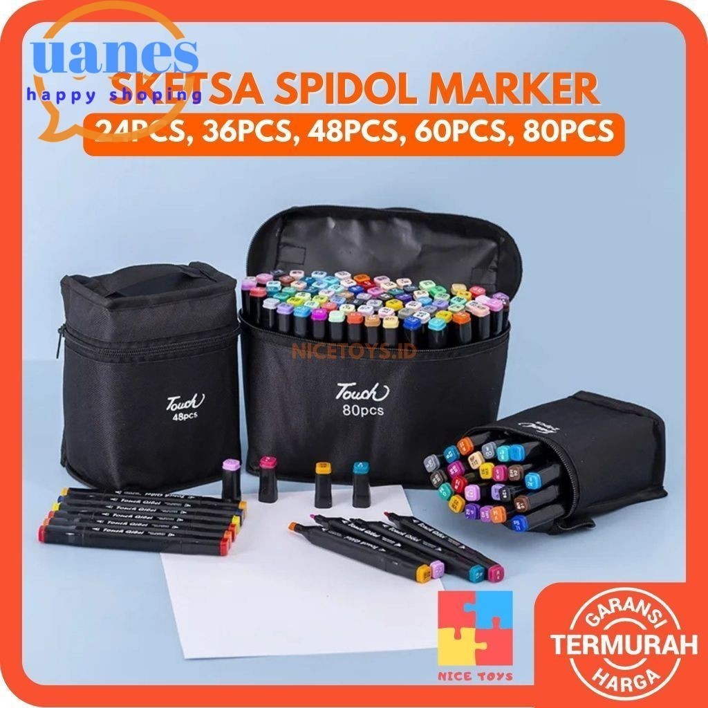 

Promo Sketsa Spidol Touch Marker Spidol Warna Warni 1 Set Spidol Dual Side Spidol Graffiti Spidol Marker Warna Warni