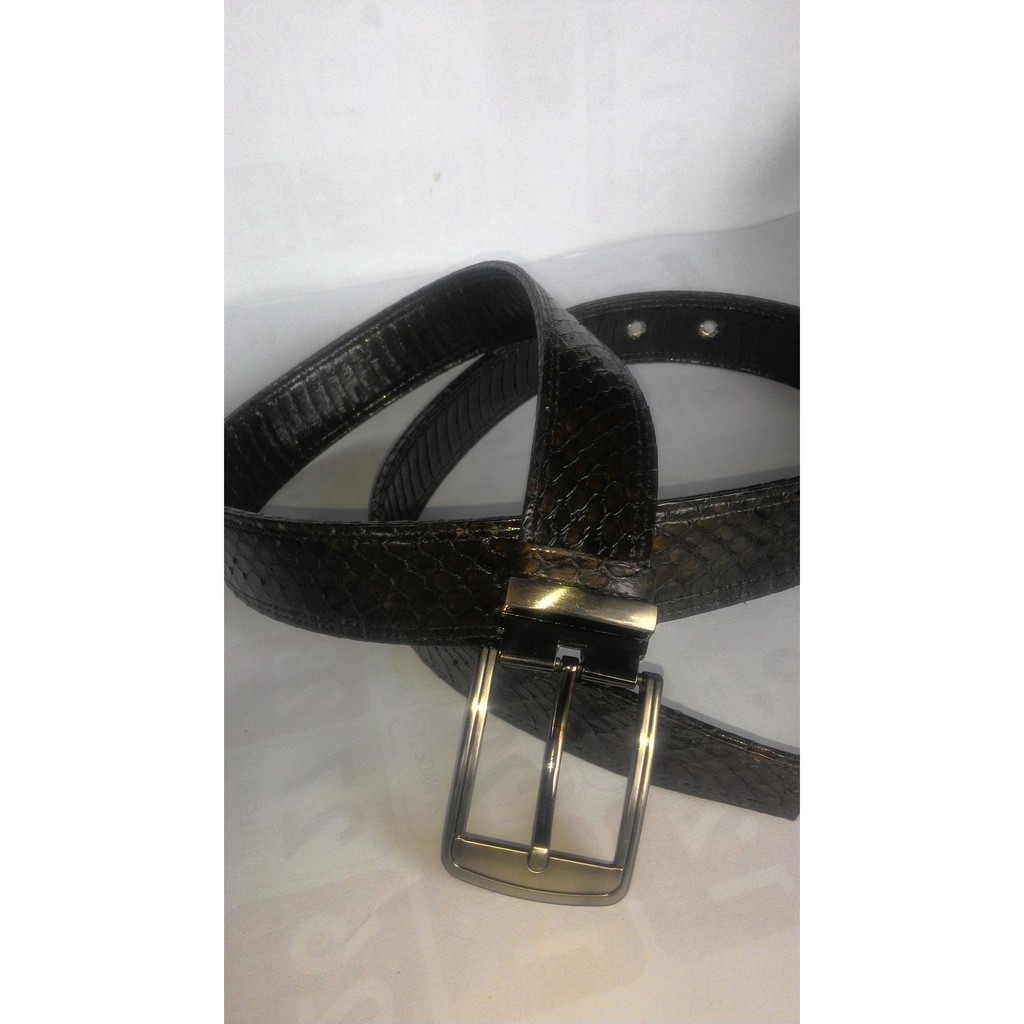 ikat pinggang sabuk kulit ular kobra asli hand made
