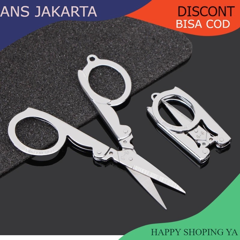 

(ANSJ)GUNTING LIPAT - GUNTING KECIL LIPAT MINI STAINLESS TAJAM