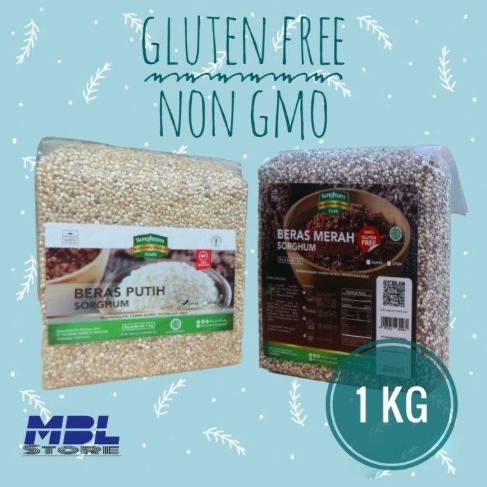 

Beras Kupas Sorgum Putih 1 kg Gluten Free - Merah kupas