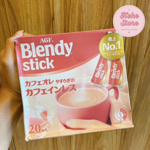 

AGF Blendy Stick Cafe Au Lait Instant Coffee - Less Caffeine - sachet