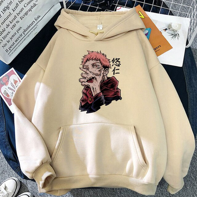 HOODIE PREMIUM ANIME JUJUTSU KAISEN ITADORI YUJI SUKUNA