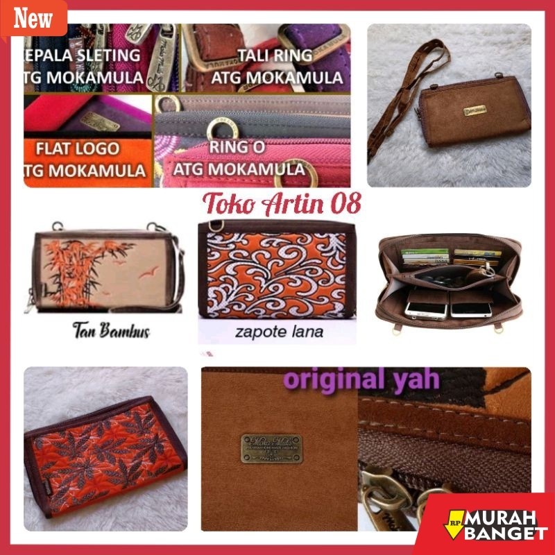 Selempang Wanita Kekinian Tas Trojika/Tas Makara/ Tas Mokamula ORIGINAL Logo Besi/ Tas Selempang Wan