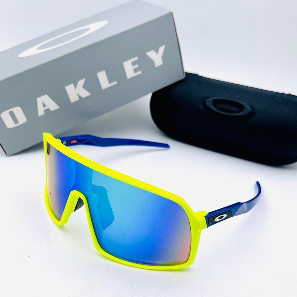 KACAMATA SPORT OAKLEY SUTRO TERBARU BERSEPEDA DAN OLAHRAGA LENSA KACA POLARIZED ANTI UV PROTECTION M