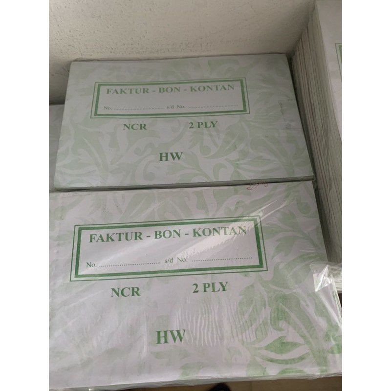 

Faktur Bon Ncr 2 ply kecil ke samping / Bon Faktur/BUKU FAKTUR