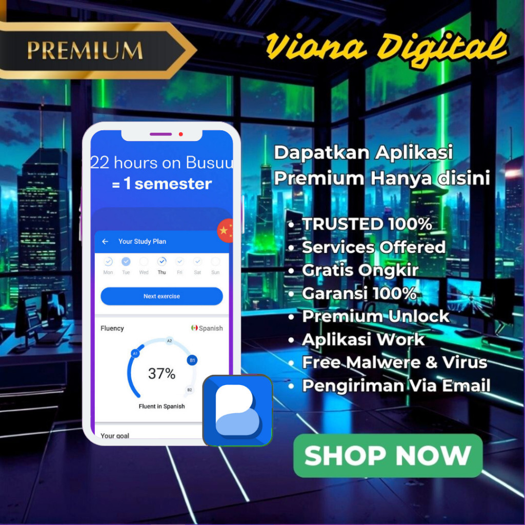 Software Busuu Premium Pro - Garansi Termurah (VionaDigi)