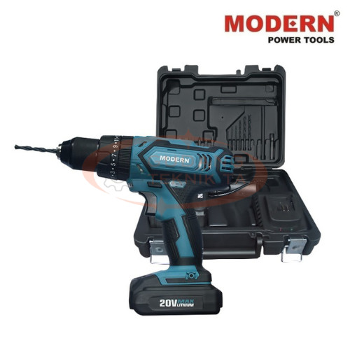 MODERN Mesin Bor Cordless Drill M 20 LI / Bor Baterai Tangan Beton