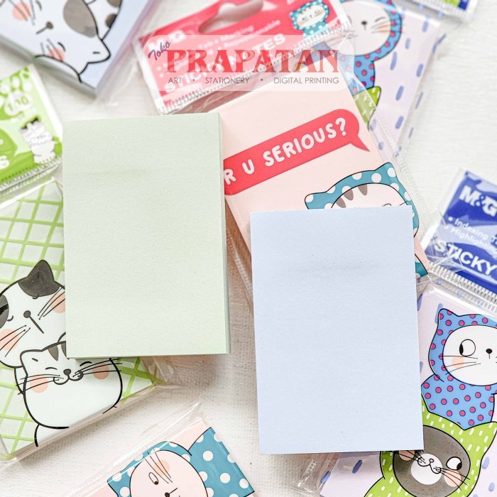 

DG99 M&G So Many Cats Pastel Sticky Note YS-374 | Notes Memo - PASTEL PURPLE