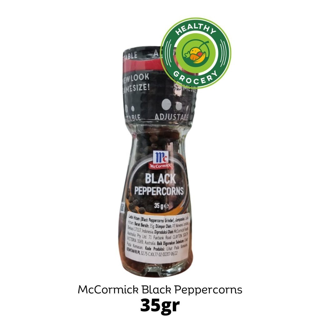 

McCormick Grinder Black Peppercorns 35gr