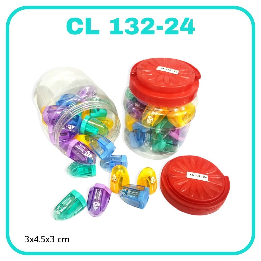 

SOS Peruncing Polos CL-132 Packing Toples(24 pc)/Rautan/Sharpener/Serutan