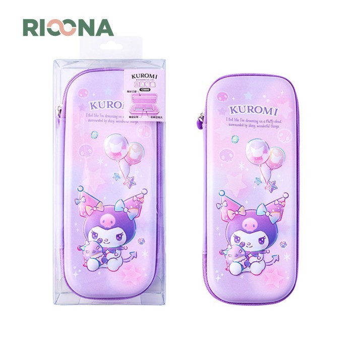 

Thosti Tempat Pensil Sanrio 3D Bahan EVA Kotak Pensil EVA - Kuromi