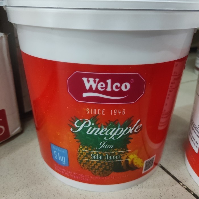 

Selai Welco Nanas 5kg Pail