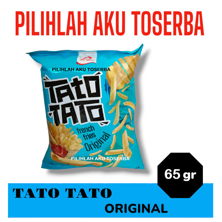 

TATO TATO ORIGINAL Keripik Kentang Goreng 65 gr - ( HARGA 1 PCS )