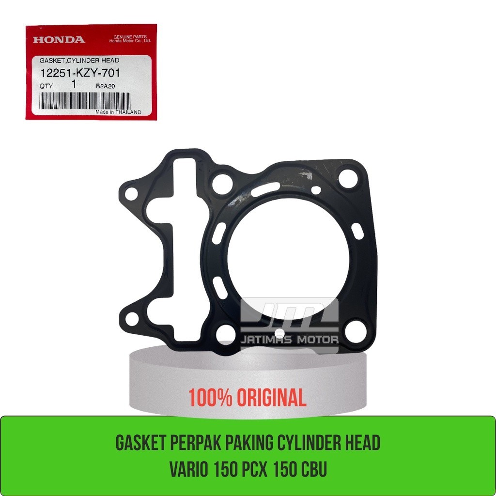 Gasket perpak paking cylinder head vario 150 pcx 150 cbu 12251-KZY-701 12251-KZY-702