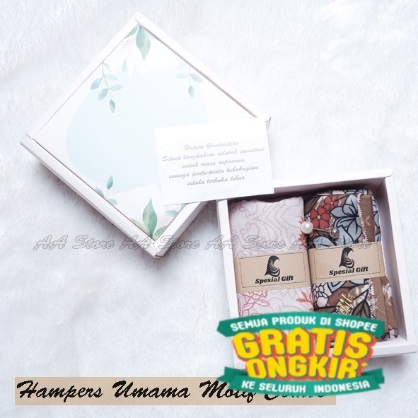 HAMPERS EXLUSIVE HIJAB SEGI EMPAT MOTIF COMBO SINAR PREMIUM / UMAMA / AZARA/ biru orange pink ungu