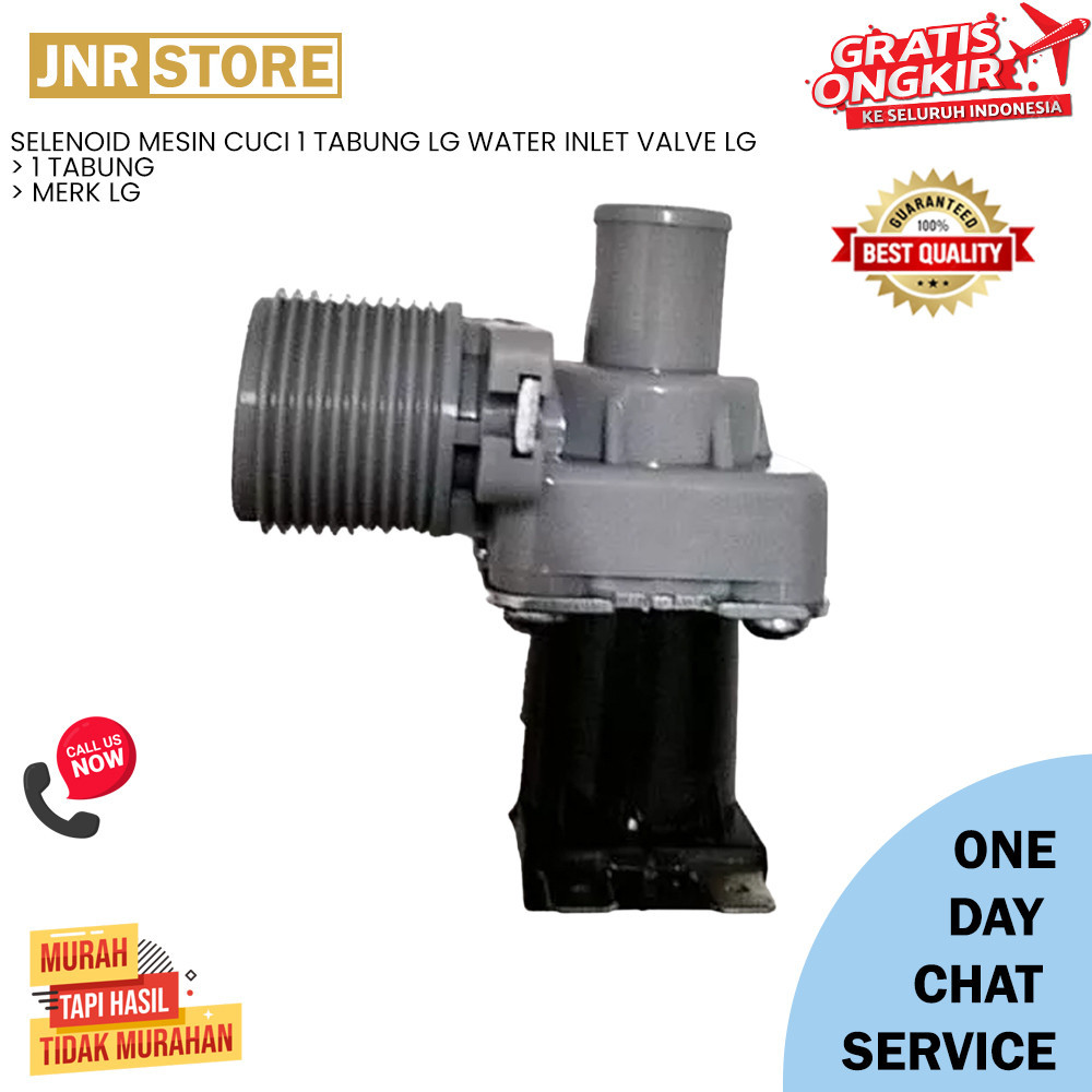 SELENOID MESIN CUCI 1 TABUNG LG WATER INLET VALVE LG JUNIORELECTRIC