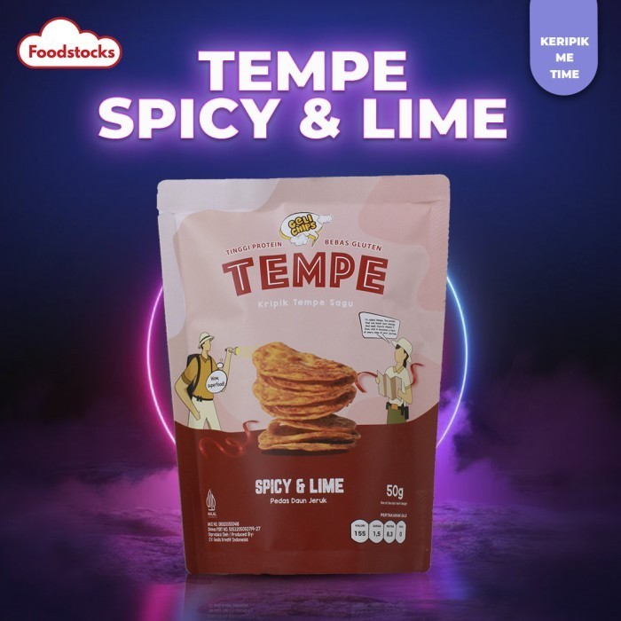 

TERMURAH Geli Chips - Keripik Tempe Sagu Rasa Pedas Daun Jeruk 50 gr