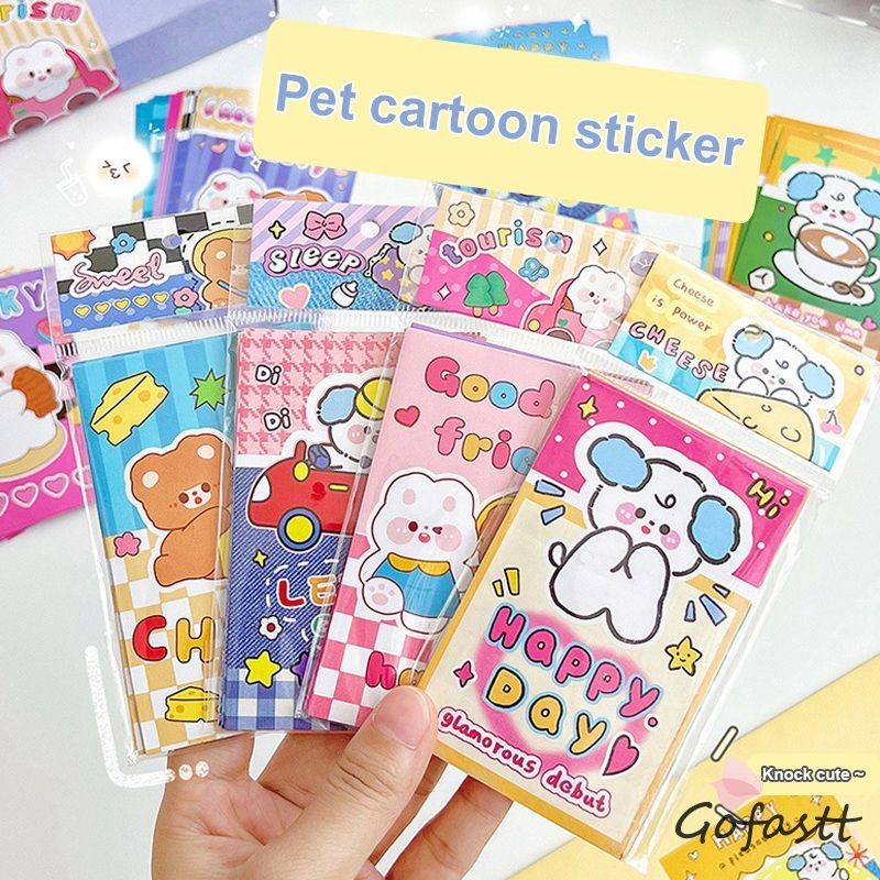 

COD Stiker Penyegel Anak Anjing Lucu Stiker Kemasan Kue Stiker Buku Besar Tangan-G