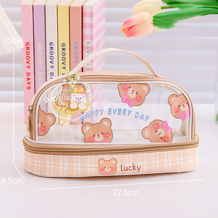 

Koleksi Terbaru-Promo Mismi Abigail Pencil Case Kotak Pensil Sekolah Besar Dual - PC5A - Kuning