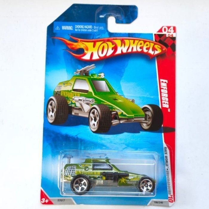 Hotwheels Enforcer hijau 2010 Race World Underground rare