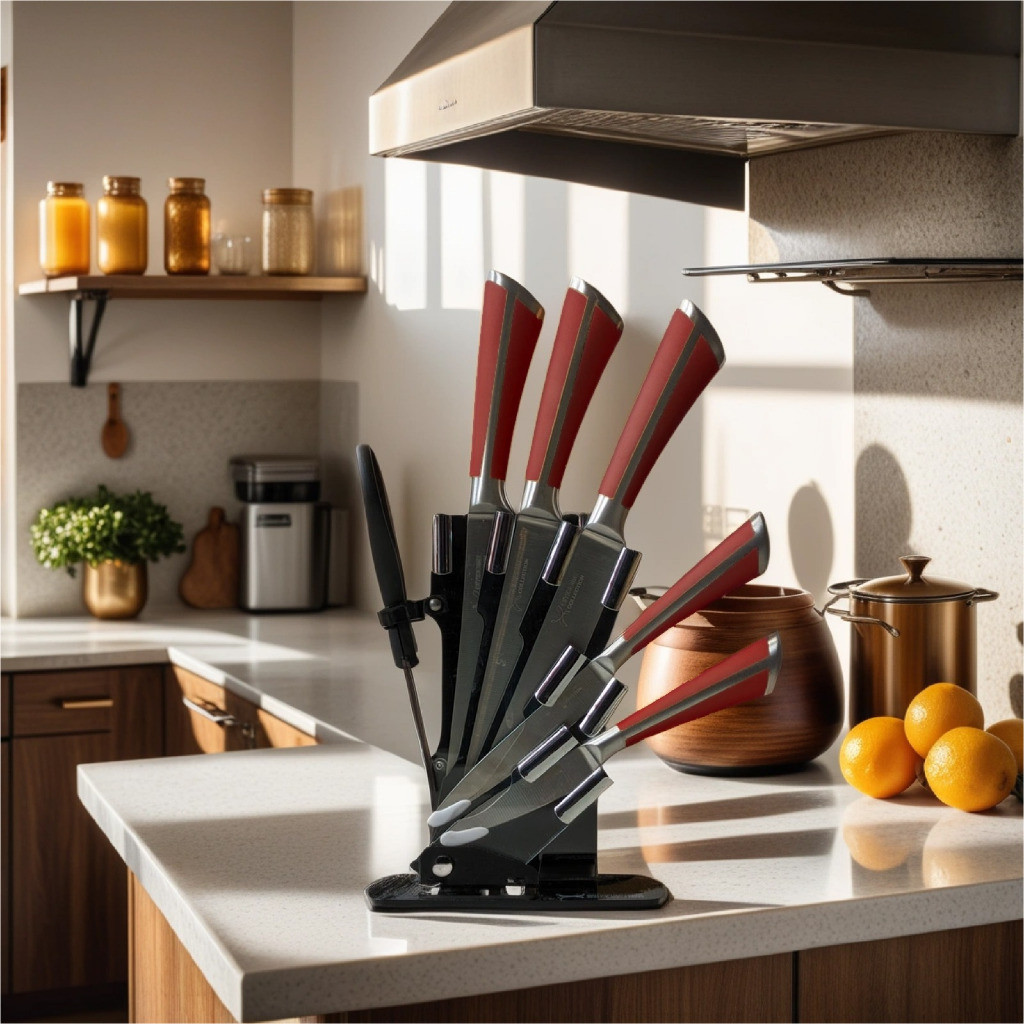 Knife Pisau Set 6 in 1 Citihome Stainless Steel 304 Super Tajam Anti Lengket Anti Karat Premium Qual