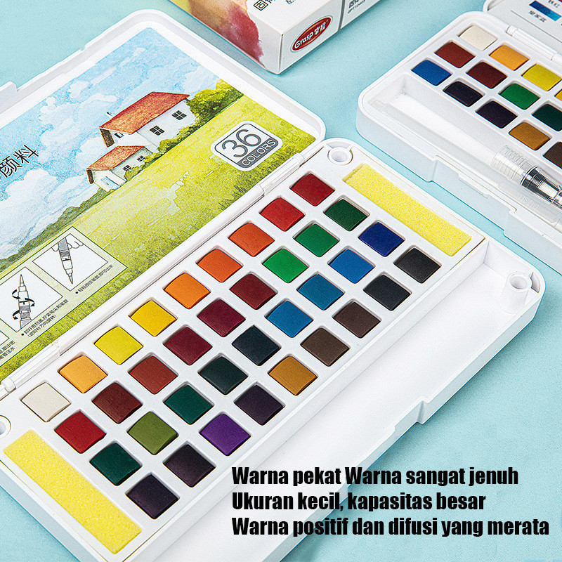 

Set Alat Seni Tubuh Cat Air Warna, Alat Lukis Tangan, Cat Air Yang Bisa Dicuci Dengan Air, Termasuk Papan Lukis Dan Alat Lainnya