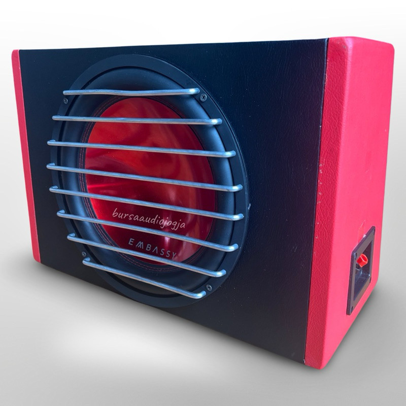 Paket Subwoofer Embassy EW126 12 Inch Include Box
