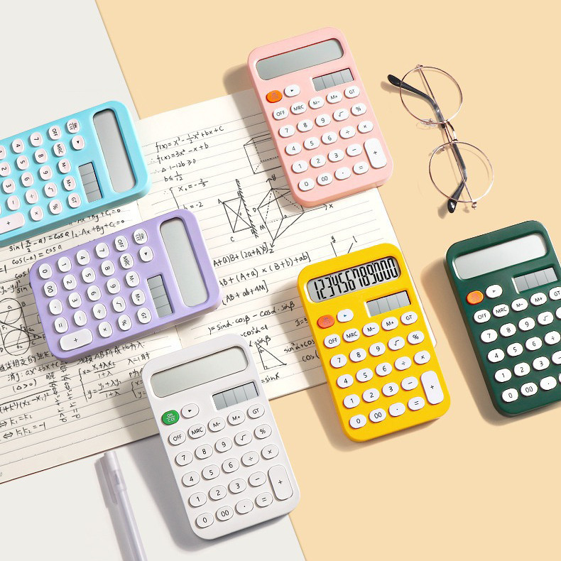 

KALKULATOR DAGANG AKUNTANSI 12 DIGIT DESAIN WARNA PASTEL DENGAN DISPLAY BESAR DAN HITUNGAN AKURAT