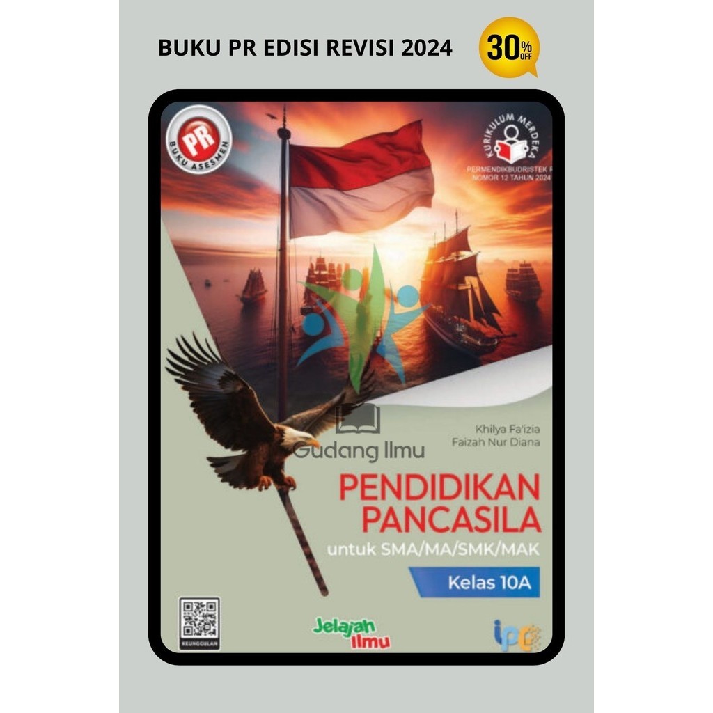 Buku Pr/Lks PPKN Kelas 10/X SMA/Ma Semester 1 Kurikulum Merdeka Intan pariwara EDISI REVISI 2024