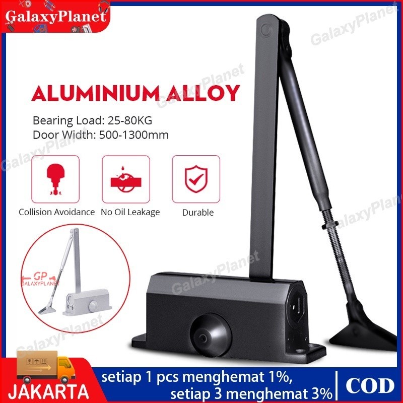 Door Closer Penutup Pintu Otomatis 180 Derajat otomatis door closer/Alat Penutup Pintu Otomatis DOOR