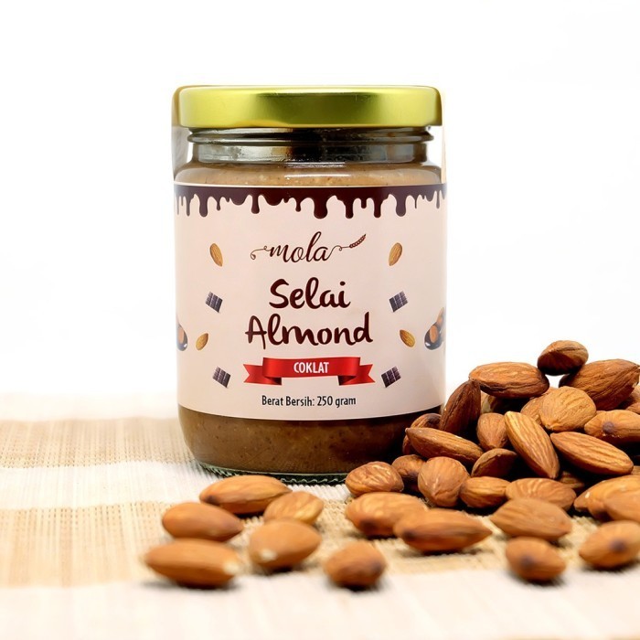 

Mola Almond Butter / Selai Almond 100% Natural - Chocolate c1