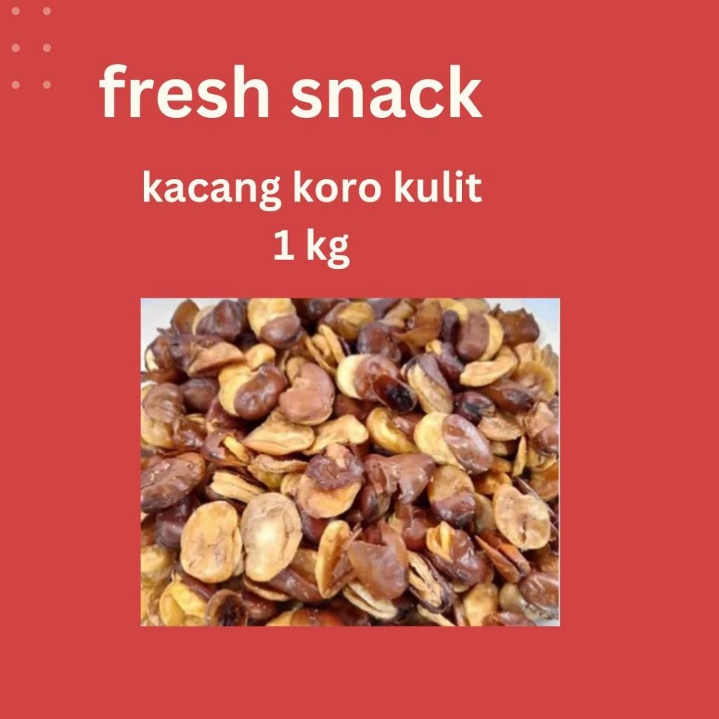 

(1kg) kacang koro kulit | cemilan enakk!! \\