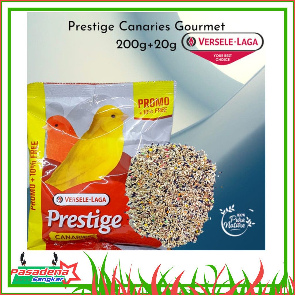 Prestige Kenari Gourmet Pakan Kenari Versese Laga 200gr