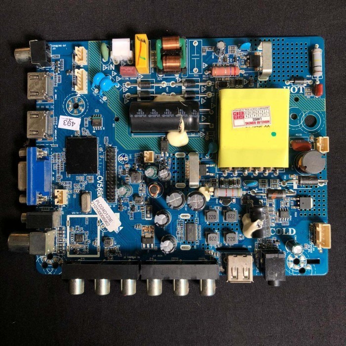 MB mainboard motherboard mesin tv LED Polytron PLD 24D123 E - PLD24D123E