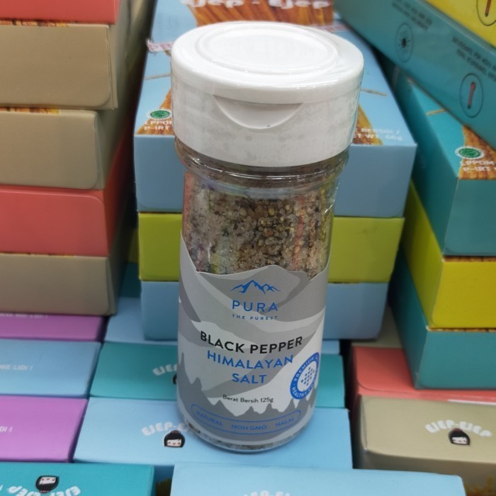 

pura blackpepper himalayan salt 125gr garam