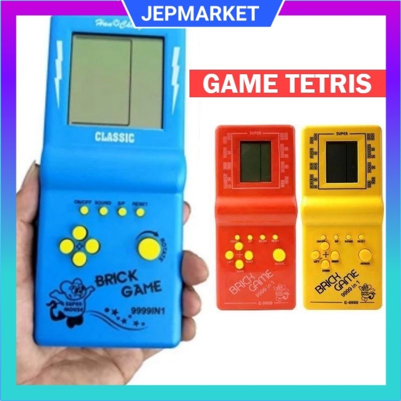 Game boy Tetris 9999 IN 1 Brick game Mainan Anak Murah Meriah Tetris Gemboy Game BOT JEP MARKET MAKA