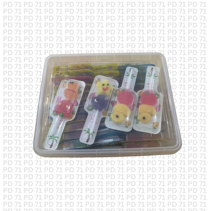 

Lollipop Gummy Bentuk Sate Isi 50 Pcs - DSM