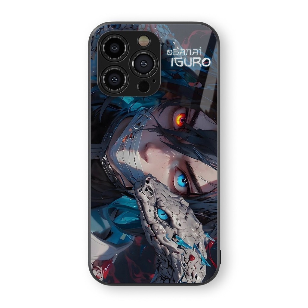 Casing Handphone Hashira Ular OBANAI IGURO Demon Slayer untuk Android & iPhone 7/8/7plus/8plus/xr/x/