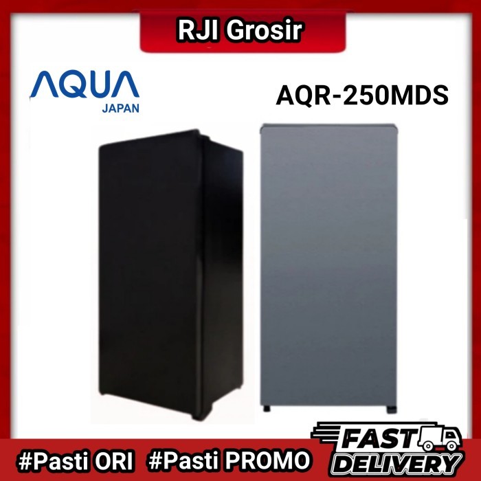 KULKAS 1 PINTU AQUA AQR 205 MDS / BIGGER FREEZER AQUA 205MSG (GARANSI)