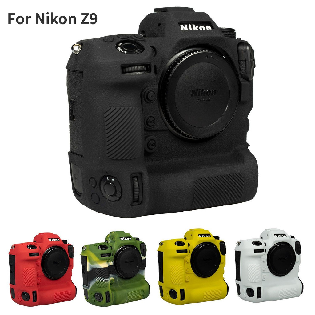 For Nikon Z9 Silicone Soft Case Camera Dustproof Protective Z9 Cover Scratchproof Bag Anti-slip Lych