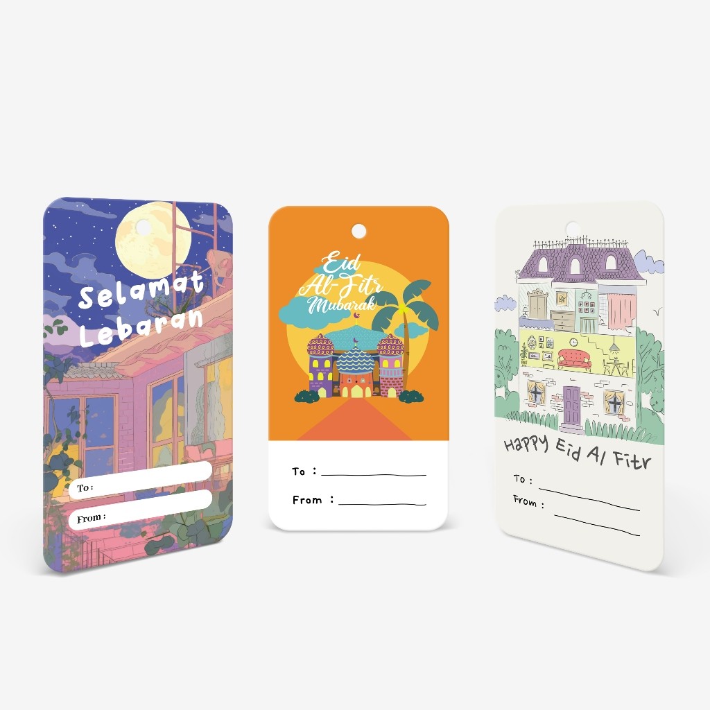 

Hangtag Rounded Edisi Lebaran #Ied - Hangtag Hampers | Custoom.in