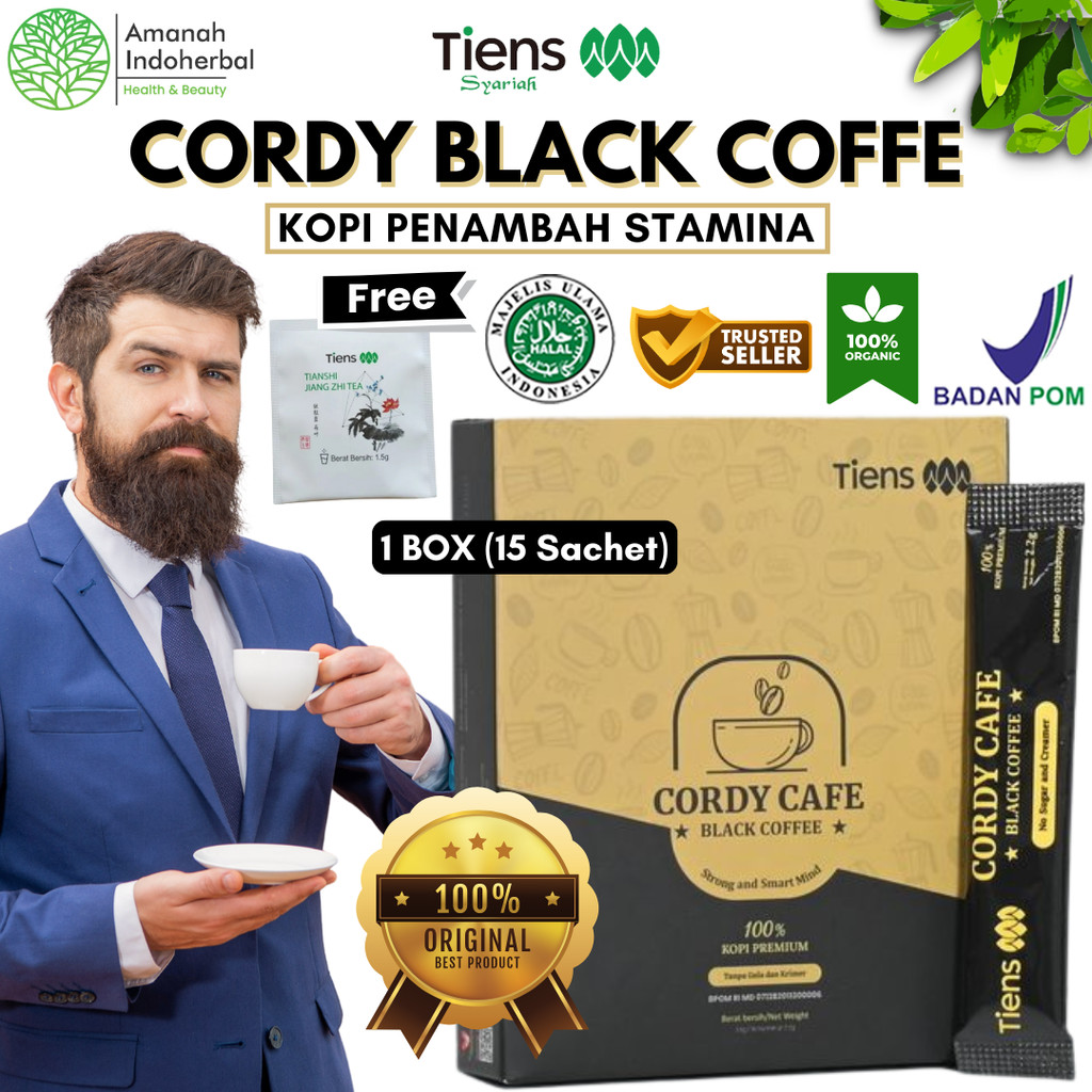 

Kopi Stamina Pria Kuat Alami Cordy Cafe Black Coffe Kopi Hitam Stamina Pria dan Wanita - Cordyseps Kopi Hitam - Tiens Black Coffe - Jamu Stamina - Kopi Hitam Penambah Stamina - Tiens Black Coffe Original Termurah