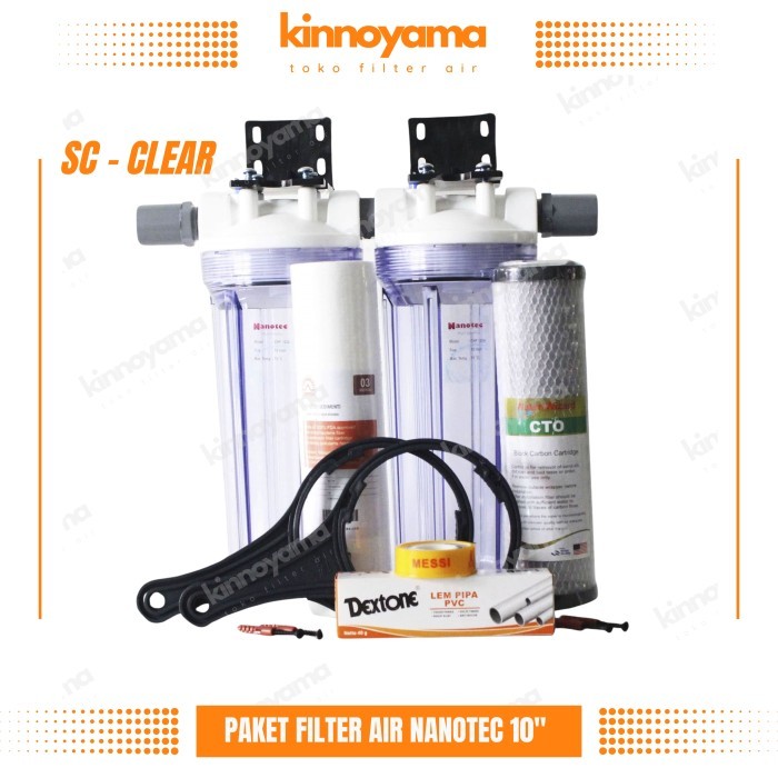 Paket Housing Filter Air Sumur Bor / Toren / Tandon 10" - Keruh/Berpasir