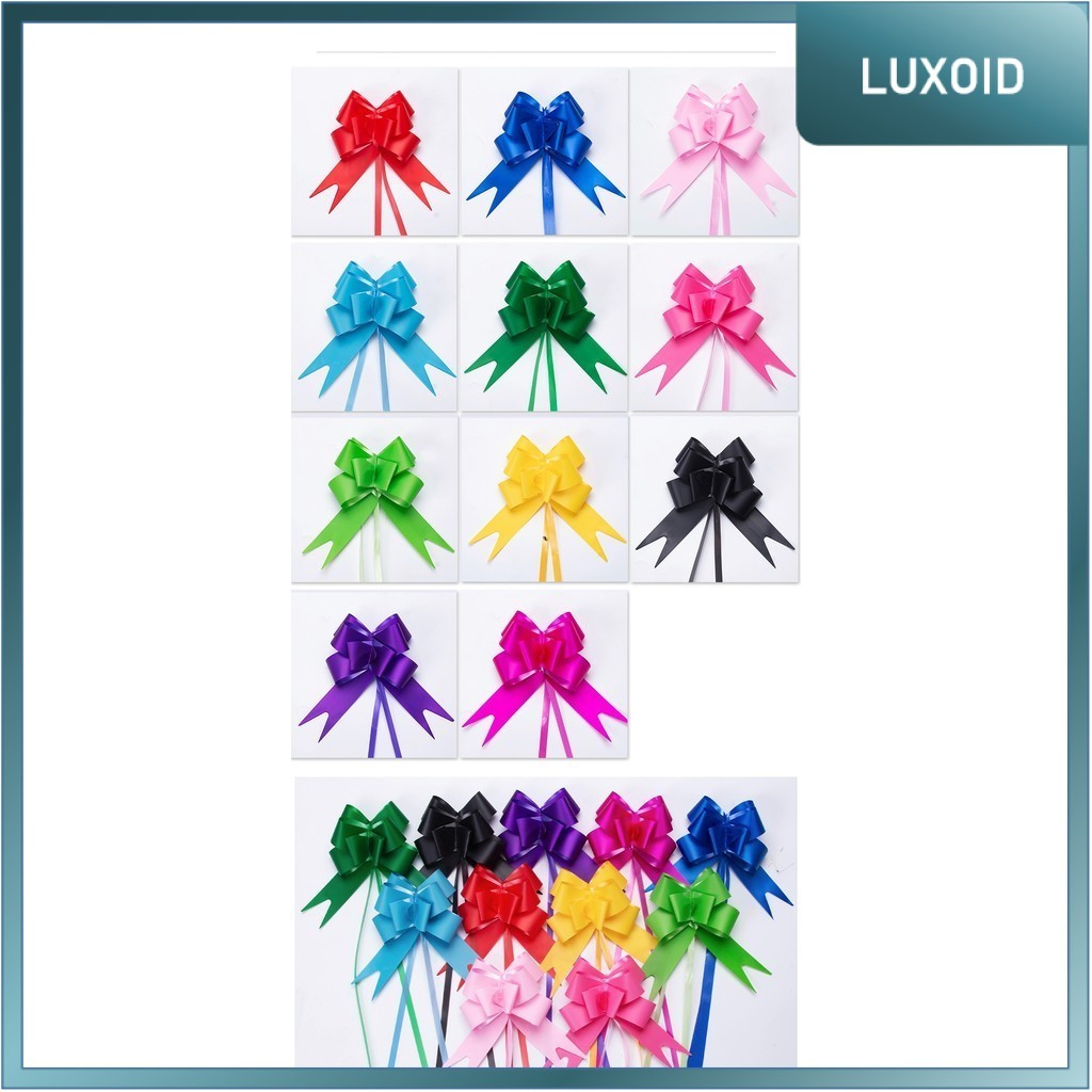 

LUXOID - (1pack) Pita Tarik Motif / Pita Serut INK isi 10pcs Dekorasi